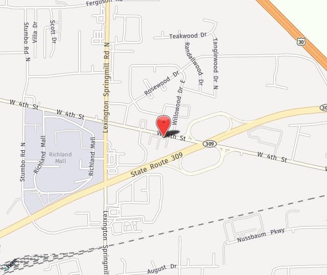 Location Map: 1987 W. 4th Street Ontario, OH 44906